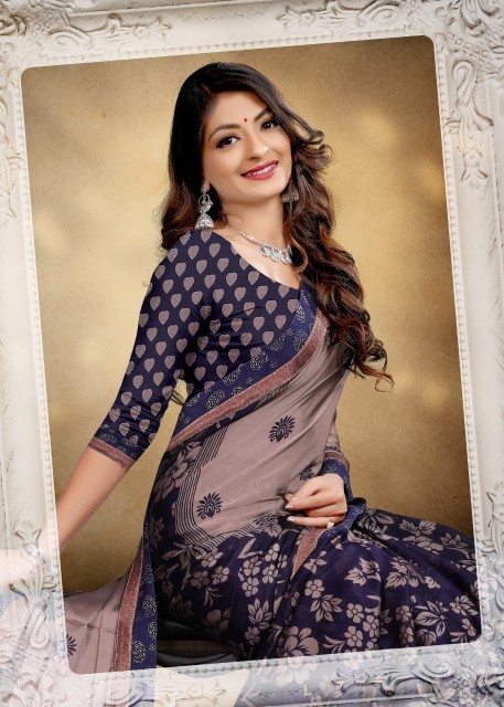 Fashion The Repe Printed Sarees Catalogue