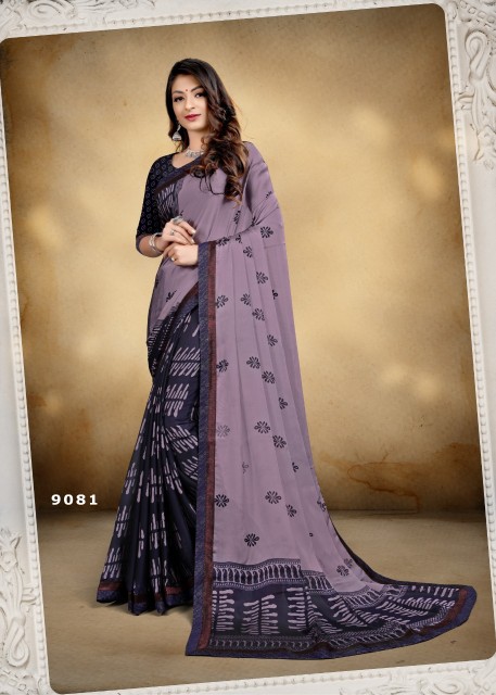 Fashion The Repe Printed Sarees Catalogue