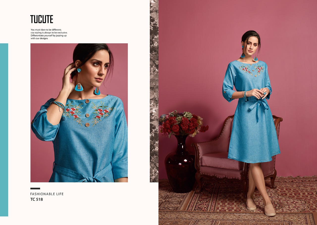 Tucute 513 By Karma Designer Kurtis Catalogue