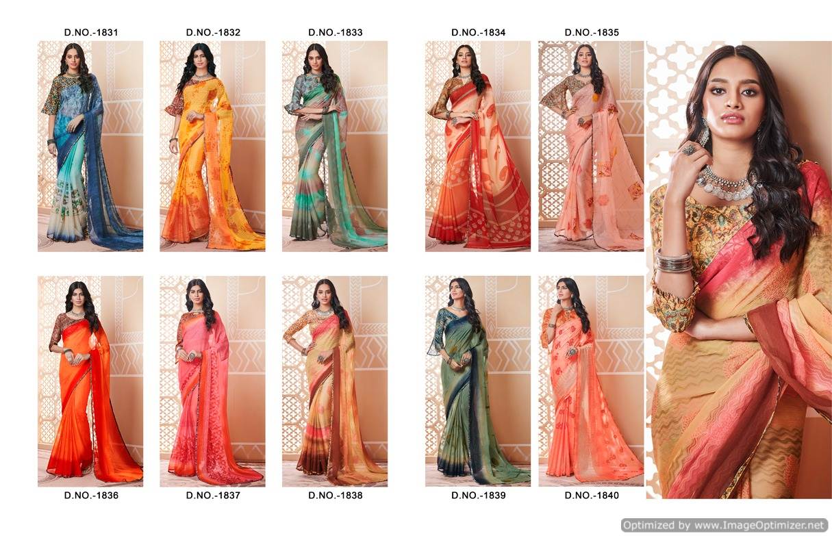 Rangat  By Kessi Fashion Designer Sarees Catalogue