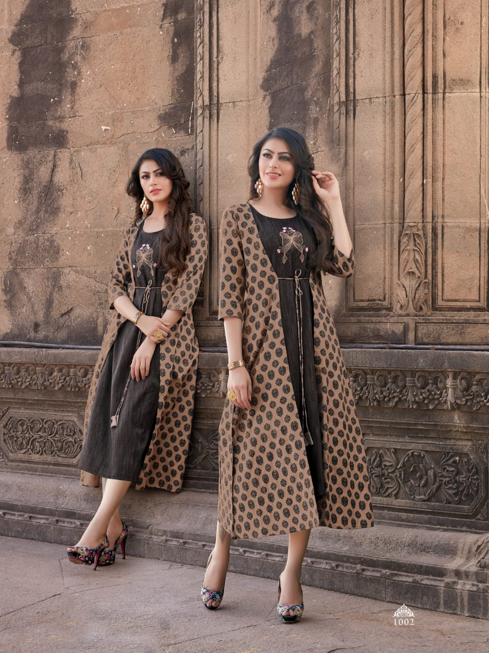 Neerja By Pahervesh Cotton Party Wear Kurtis Catalogue