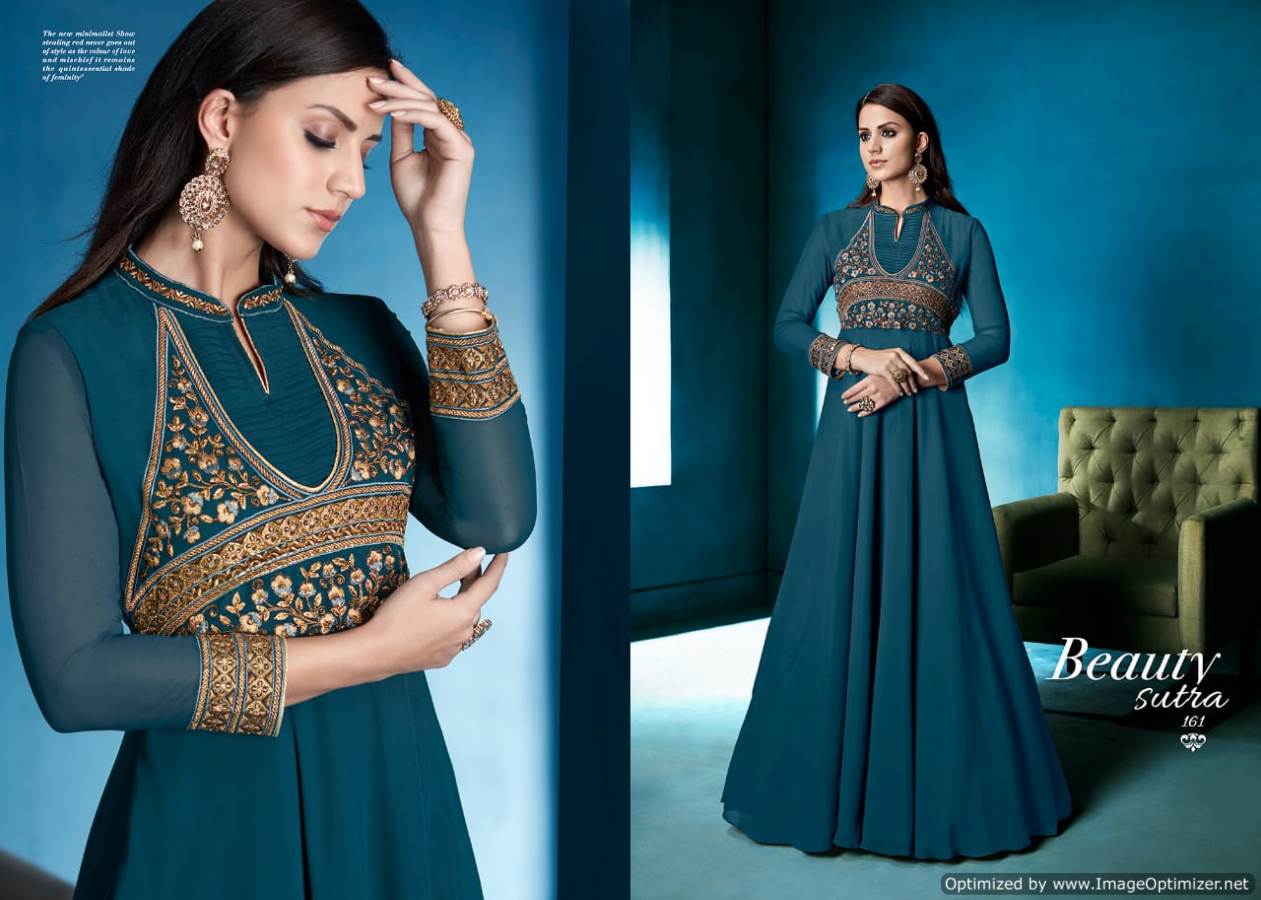 Navya Vol 7 By Vardan Fashion Party Wear Gowns