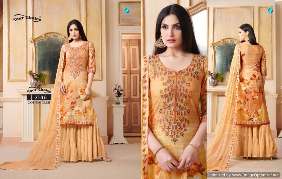 Cotton Club Your Choice Designer Salwar Suits Catalogue