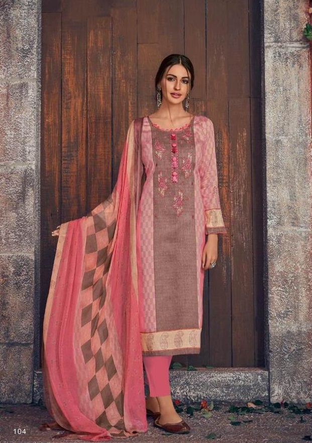 Posh Vol 1 Kesari Trends Designer Dress Materials Catalogue