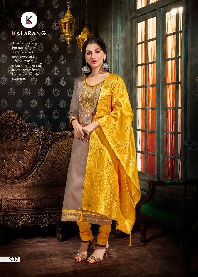 Albela Vol 4 By Kalarang Fashion Designer Dress Materials Catalogue