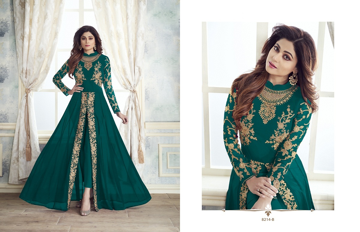 Aashirwad Gold 8214 Designer Salwar Kameez Catalogue