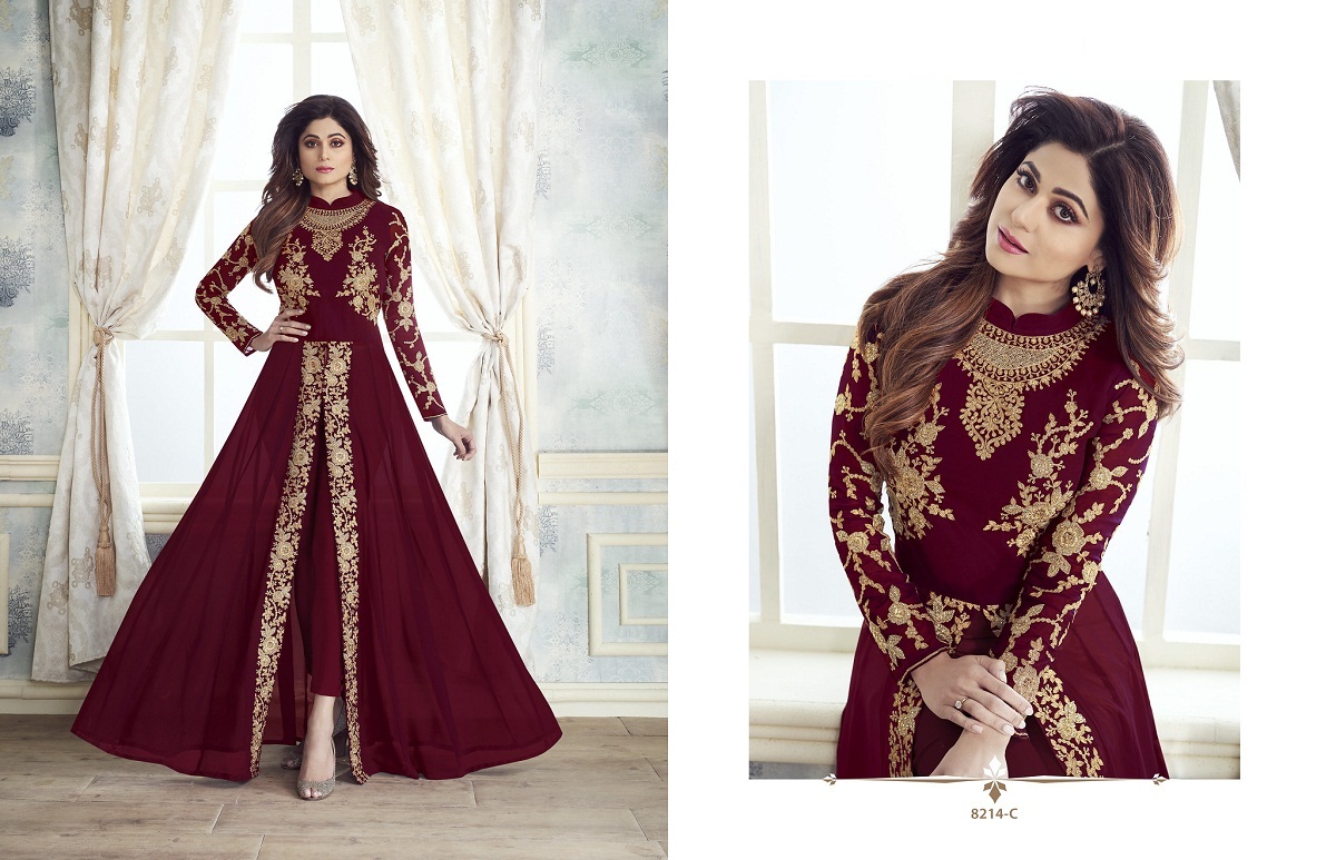 Aashirwad Gold 8214 Designer Salwar Kameez Catalogue