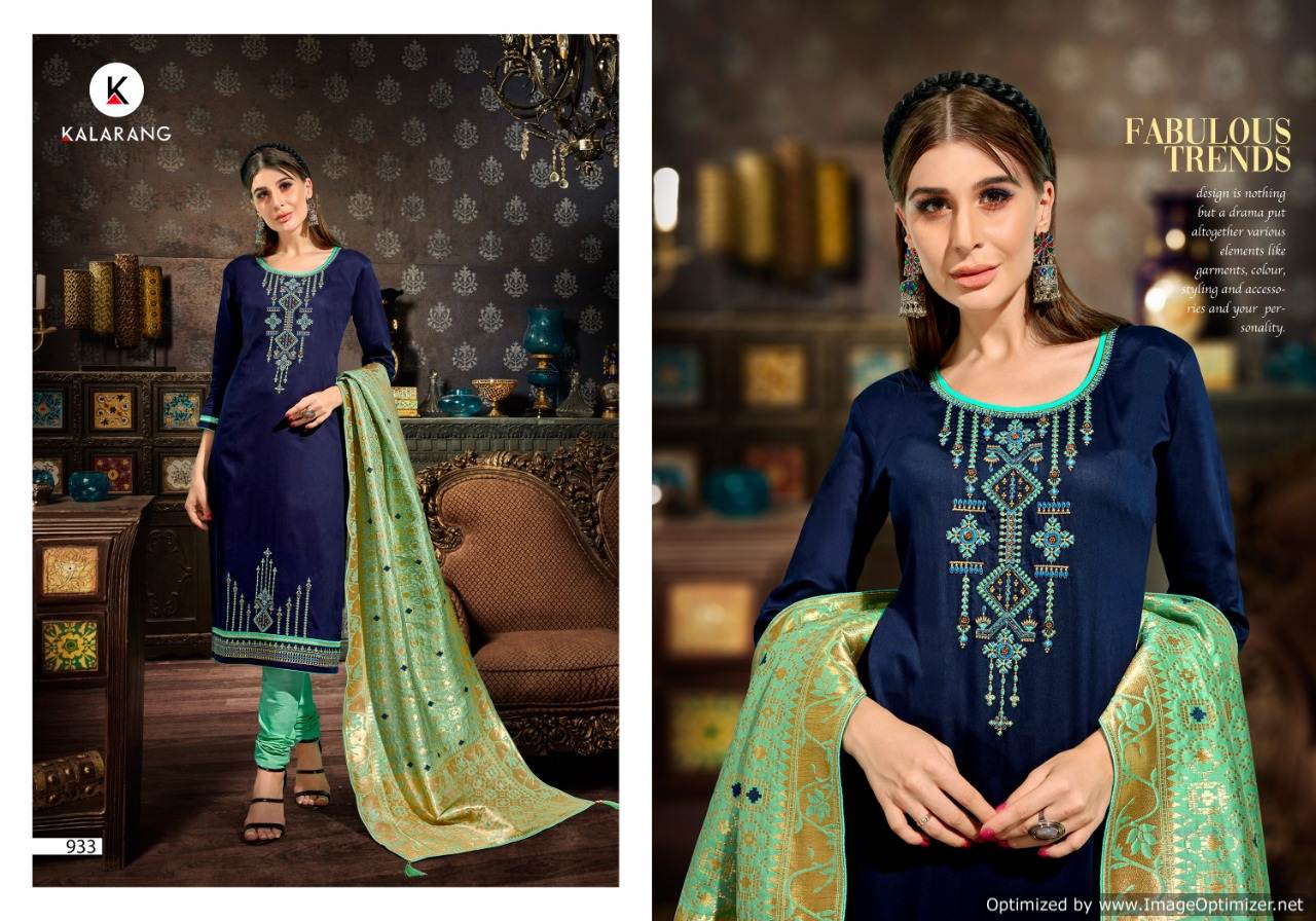 Albela Vol 4 By Kalarang Fashion Designer Dress Materials Catalogue