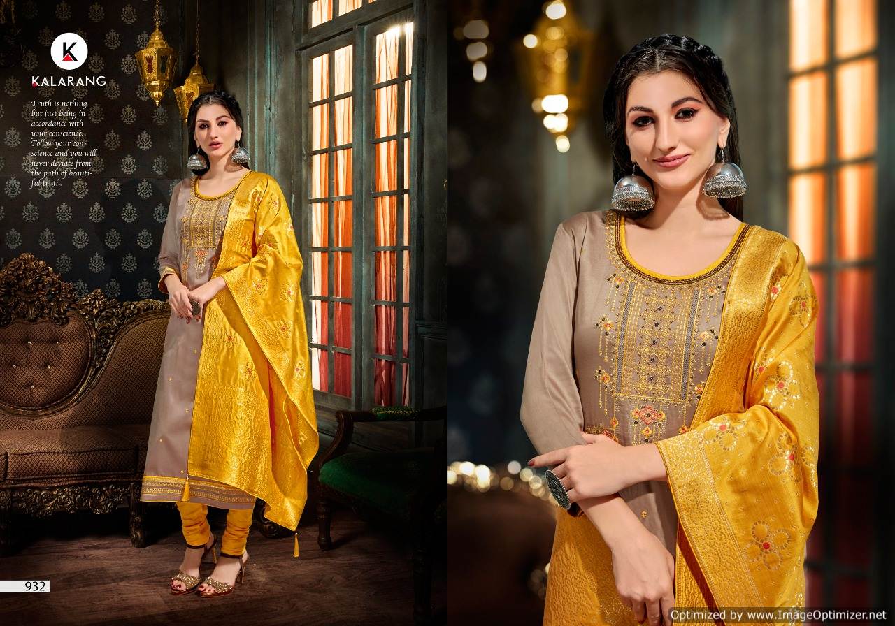 Albela Vol 4 By Kalarang Fashion Designer Dress Materials Catalogue