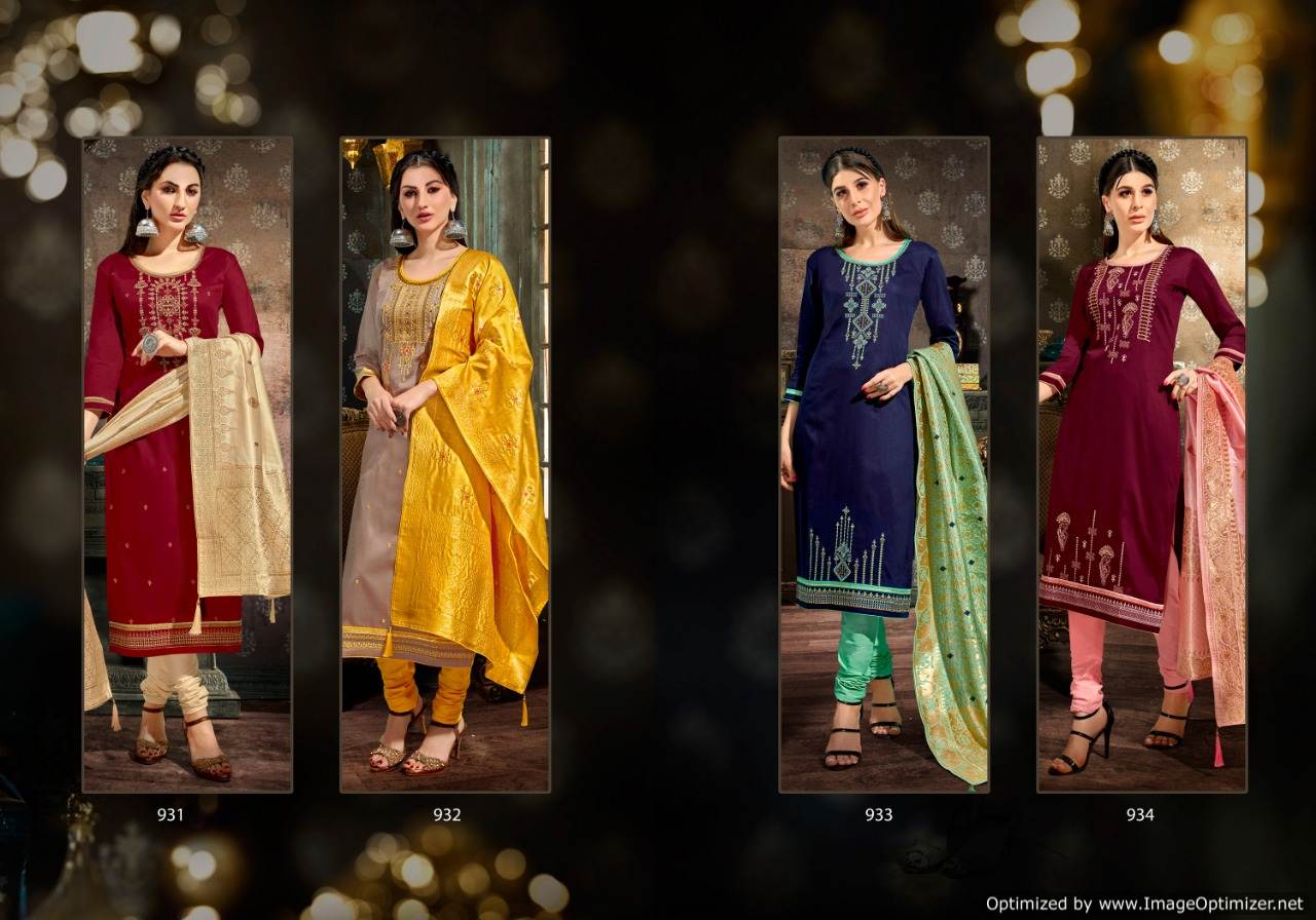 Albela Vol 4 By Kalarang Fashion Designer Dress Materials Catalogue
