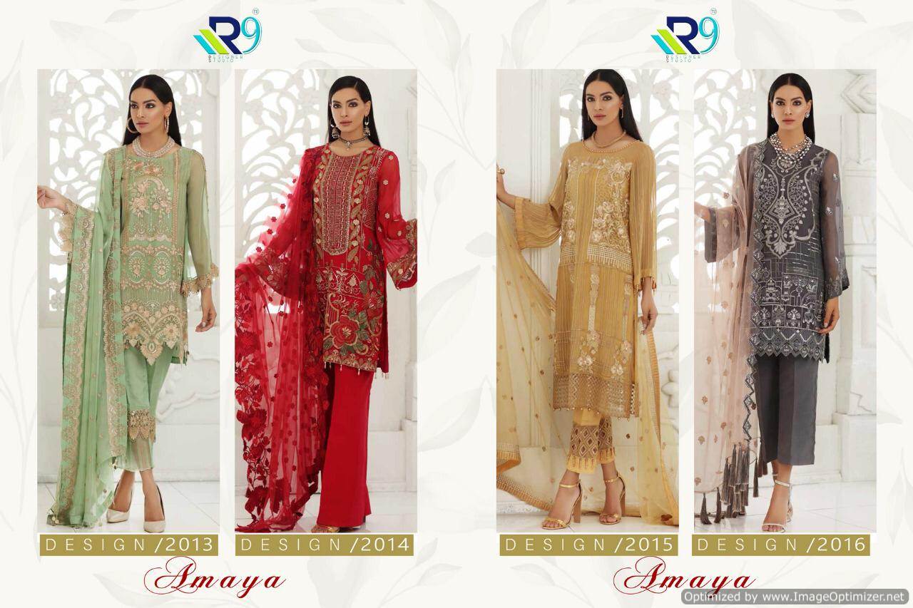 Amaya R9 Pakistani Salwar Suits Catalogue