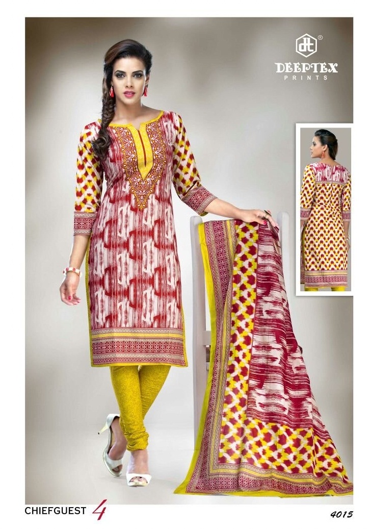 Chief Guest Hit List Deeptex  Printed Dress Materials Catalogue