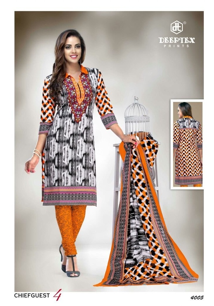 Chief Guest Hit List Deeptex  Printed Dress Materials Catalogue