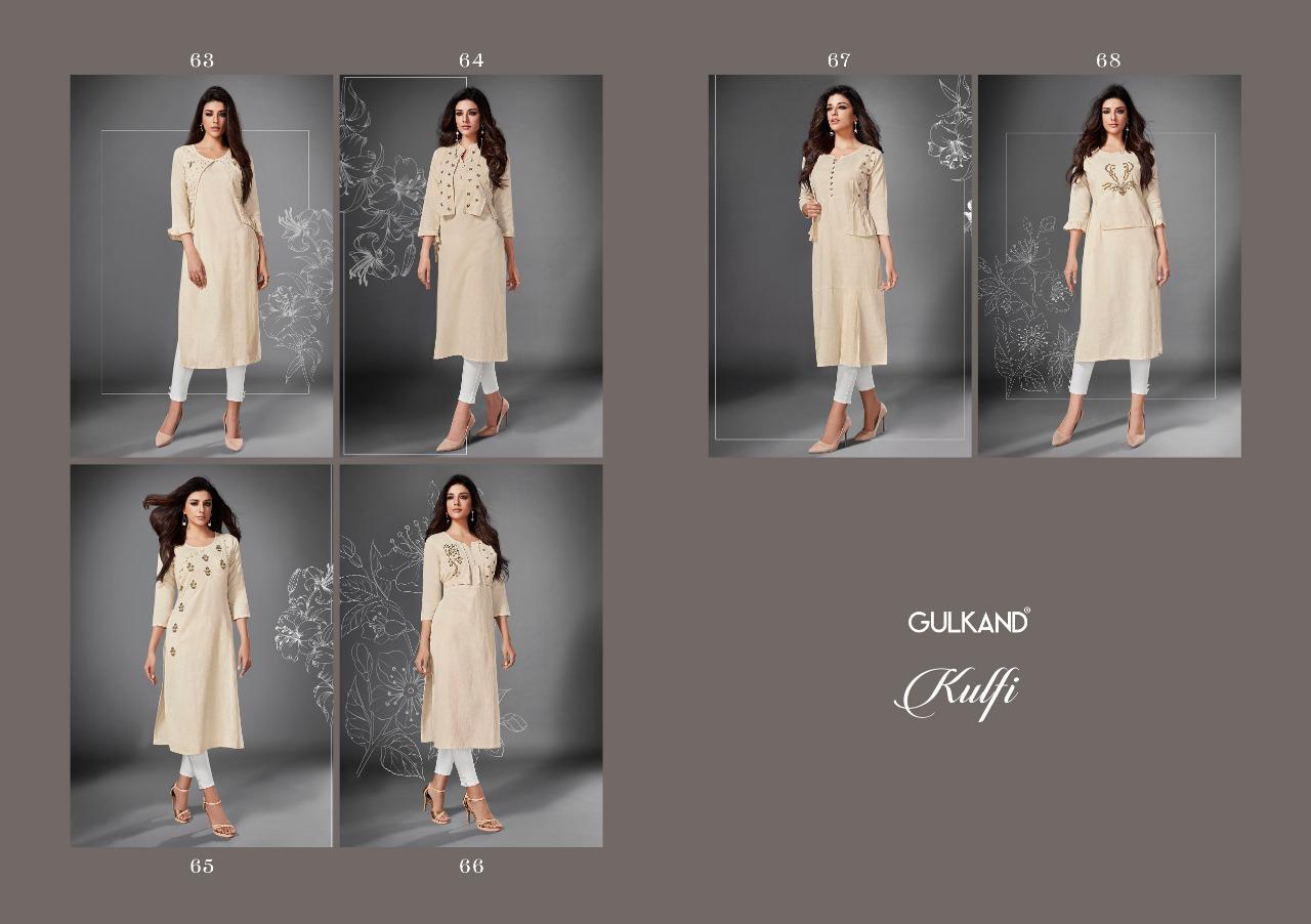 Kulfi By Gulkand Designer Kurtis Catalogue