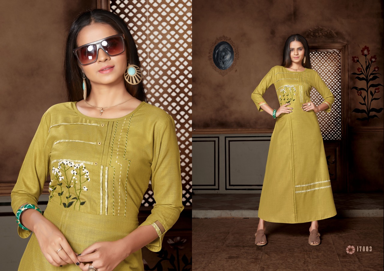 Amisa 2  A-line Kurtis Catalogue Art Ridh Brand