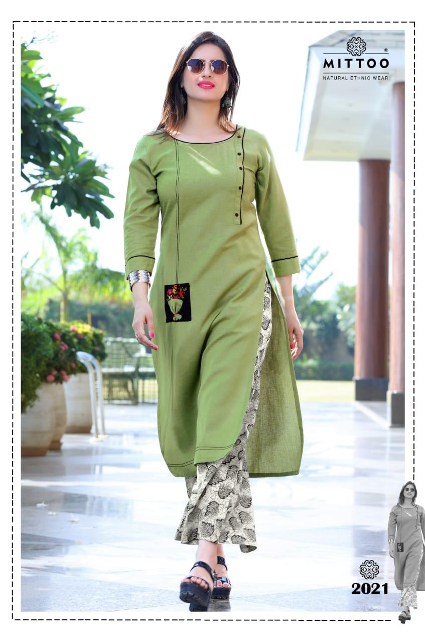 Mittoo Present S Panghat Nx Kurtis With Plazzo