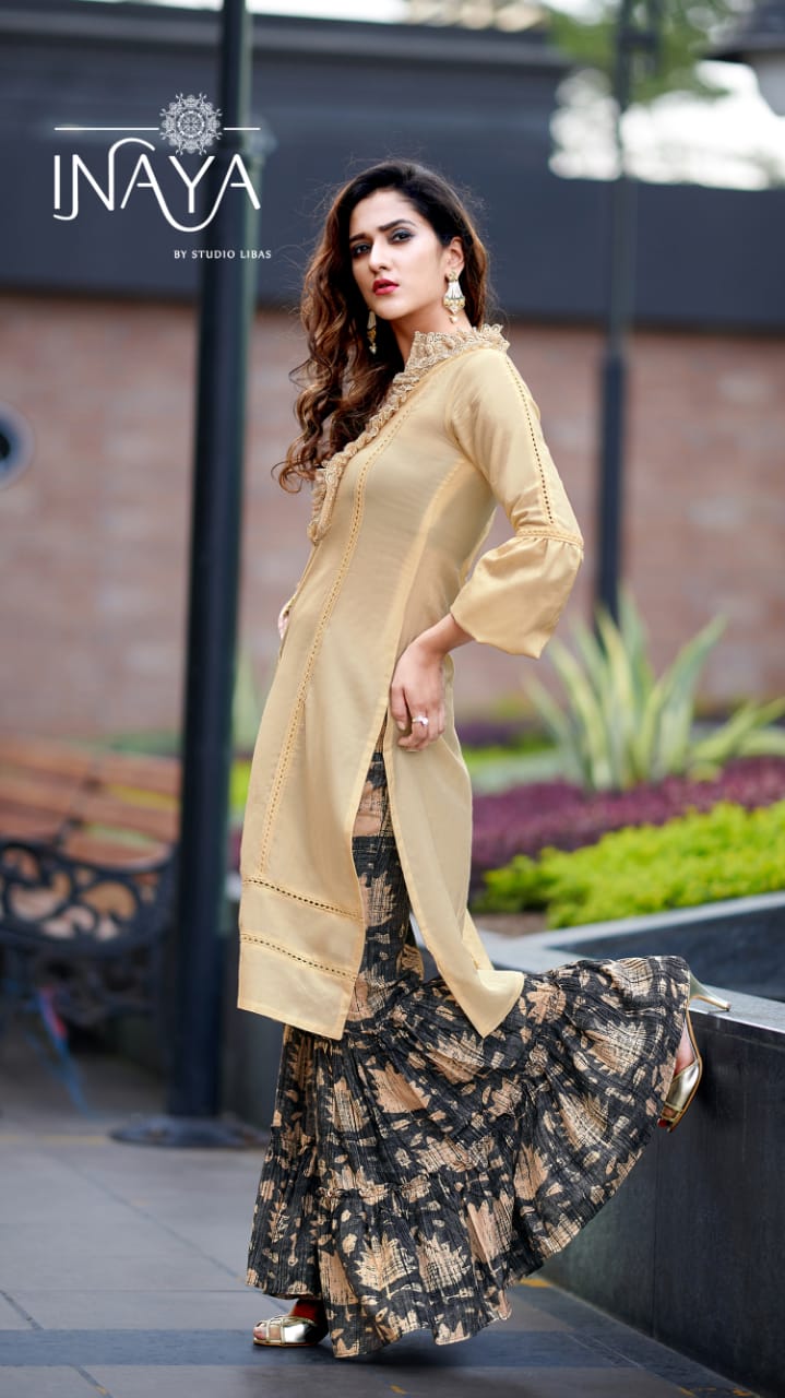 Formal  Inaya Party Wear  Kurti With Plazzo Catalogue