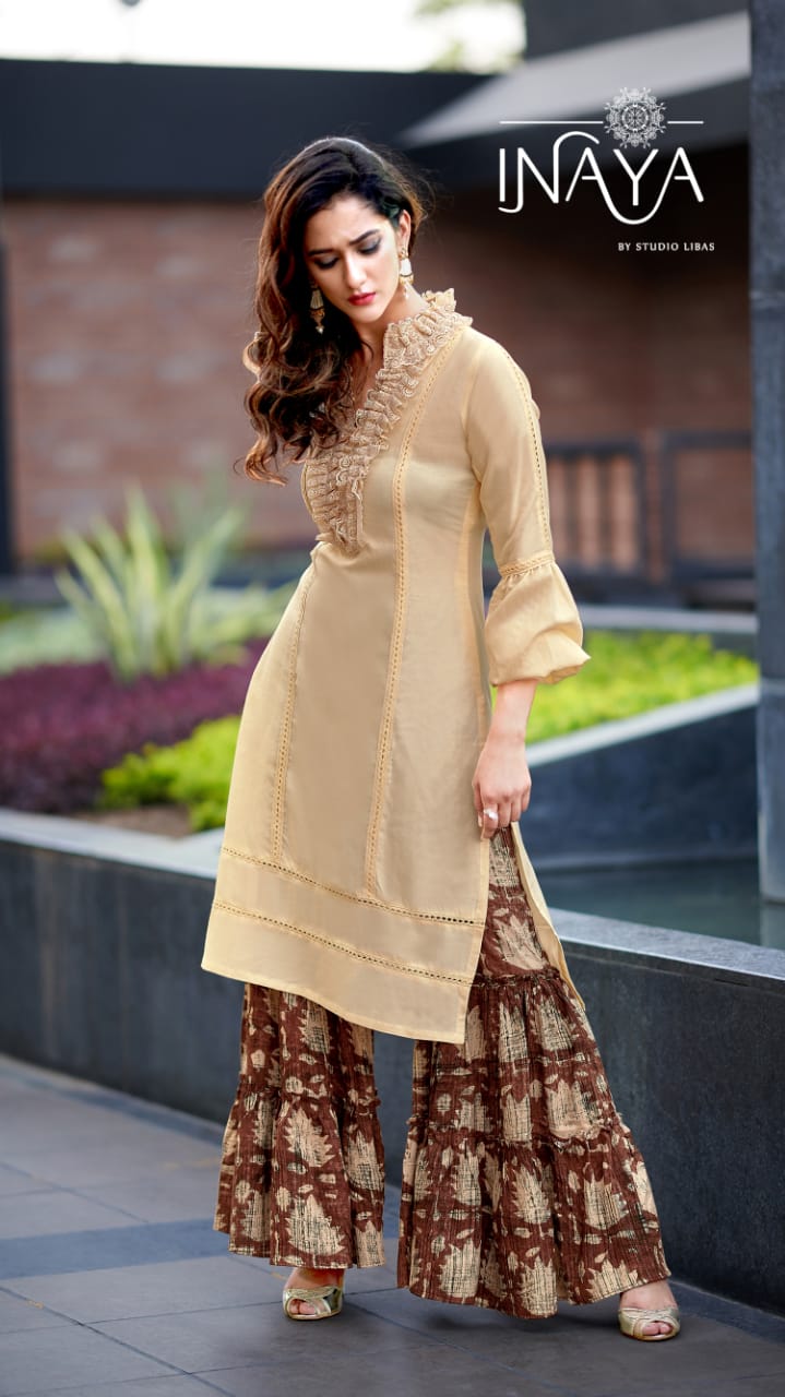 Formal  Inaya Party Wear  Kurti With Plazzo Catalogue