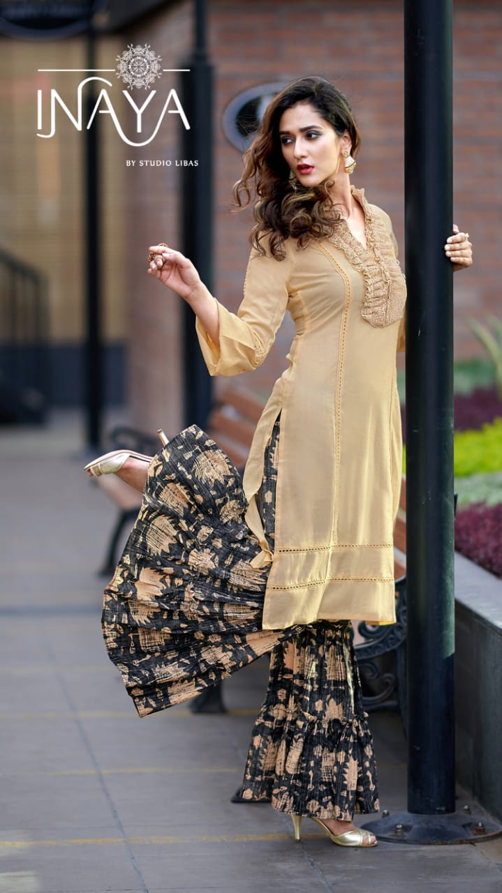 Formal  Inaya Party Wear  Kurti With Plazzo Catalogue