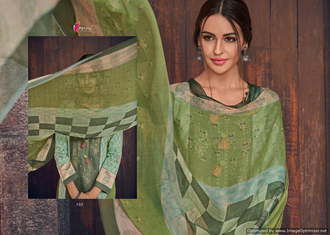 Posh Vol 1 Kesari Trends Designer Dress Materials Catalogue