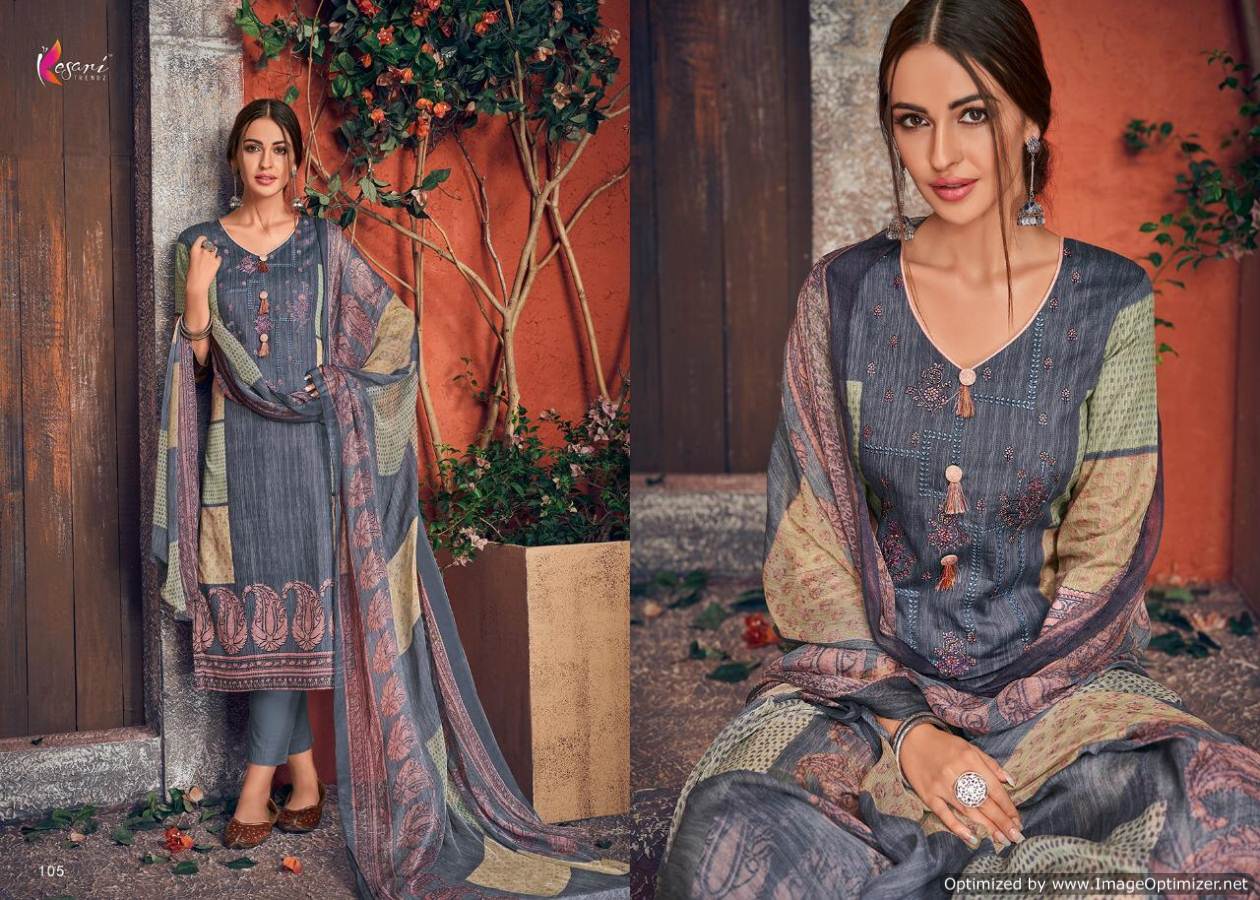 Posh Vol 1 Kesari Trends Designer Dress Materials Catalogue