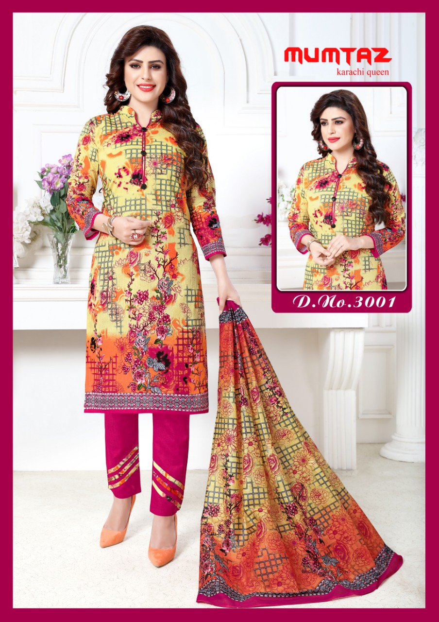 Karanchi Vol 3 Mumtaz Arts  Printed Cotton Dress Materials  Catalogue