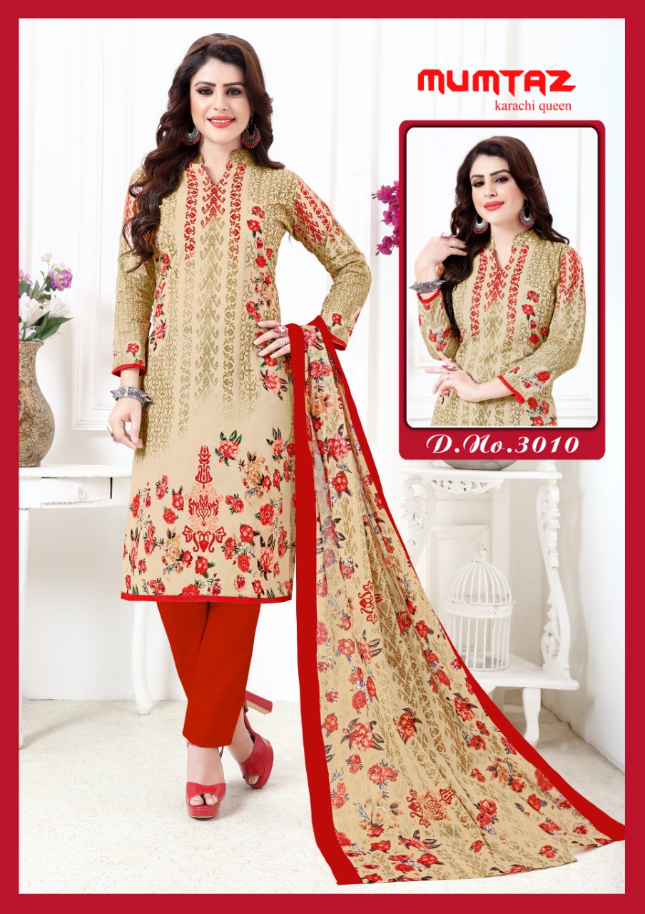 Karanchi Vol 3 Mumtaz Arts  Printed Cotton Dress Materials  Catalogue