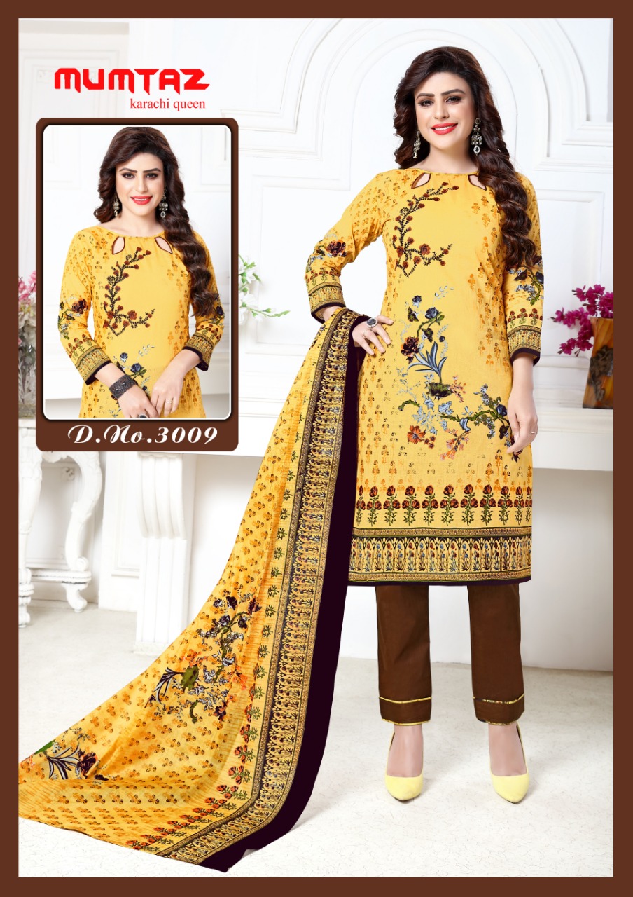 Karanchi Vol 3 Mumtaz Arts  Printed Cotton Dress Materials  Catalogue