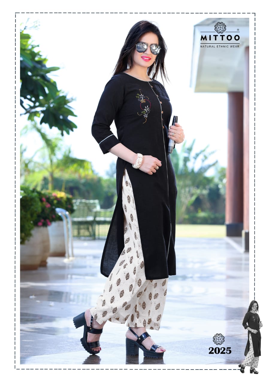 Panghat Nx By Mittoo Printed Kurti With Plazzo Catalogue