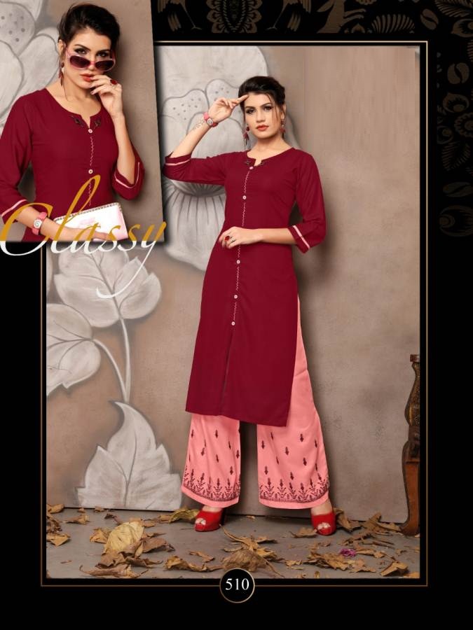 Plazzo House Vol 5 Designer Kurti With Plazzo Catalogue