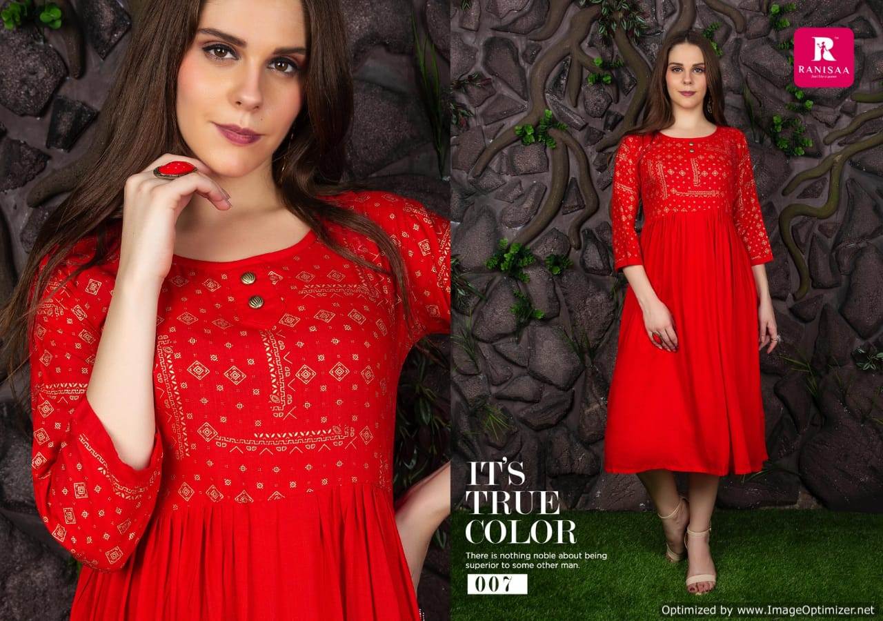 Swarupaa Vol 3 Raanisa Designer Kurti Catalogue