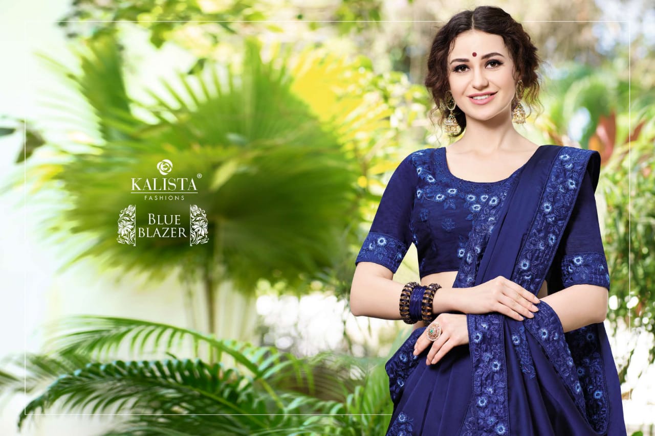 Rock N Roll By Kalista Fashion Embroidery Work Sarees Collection.