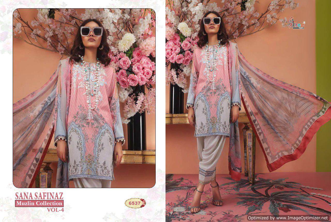 Sana Safinaz Muzlin Collection Vol 4 By Shree Fabs Salwar Kameez Catalogue