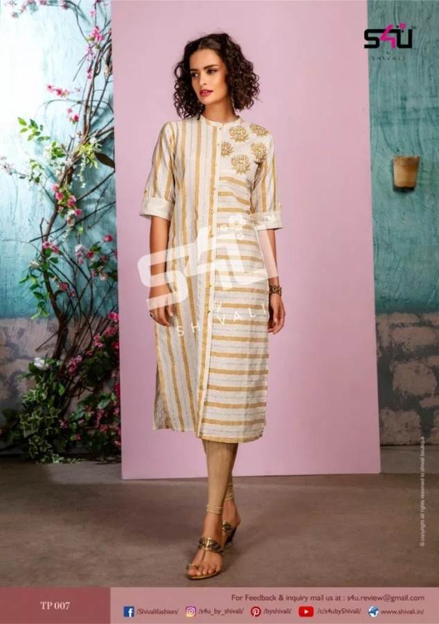 Tropical Ankel S4u  By Shivali Designer Kurtis Catalogue