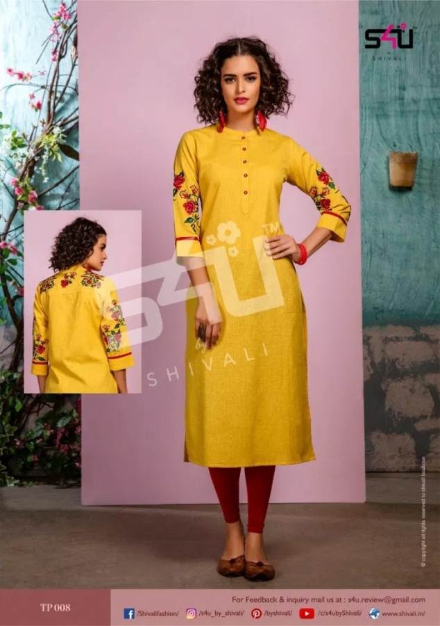 Tropical Ankel S4u  By Shivali Designer Kurtis Catalogue