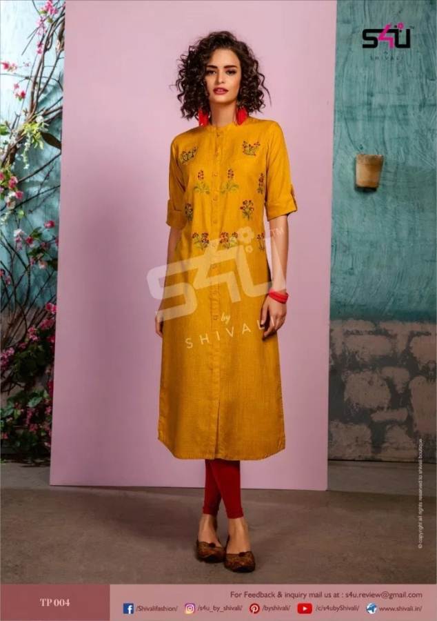 Tropical Ankel S4u  By Shivali Designer Kurtis Catalogue