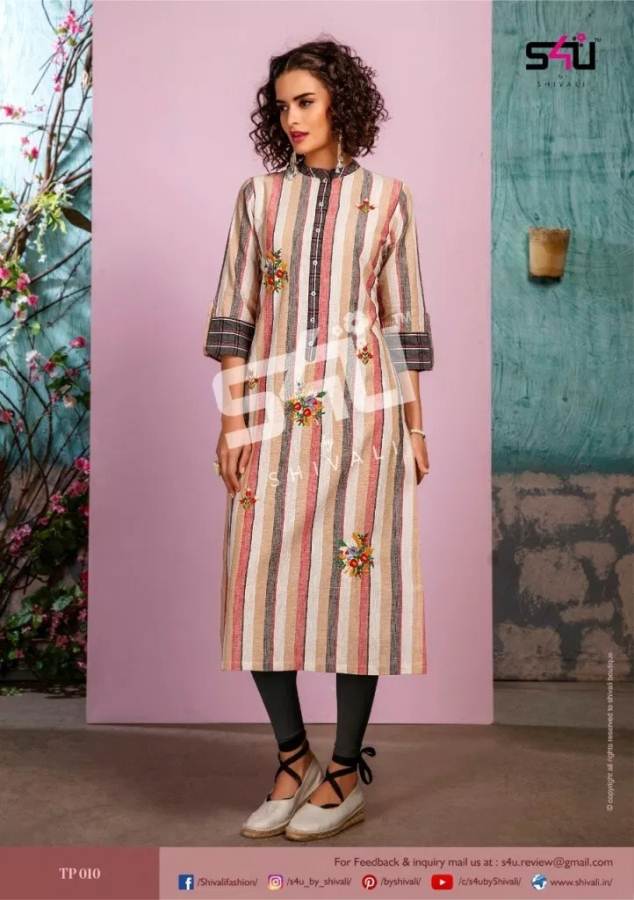 Tropical Ankel S4u  By Shivali Designer Kurtis Catalogue