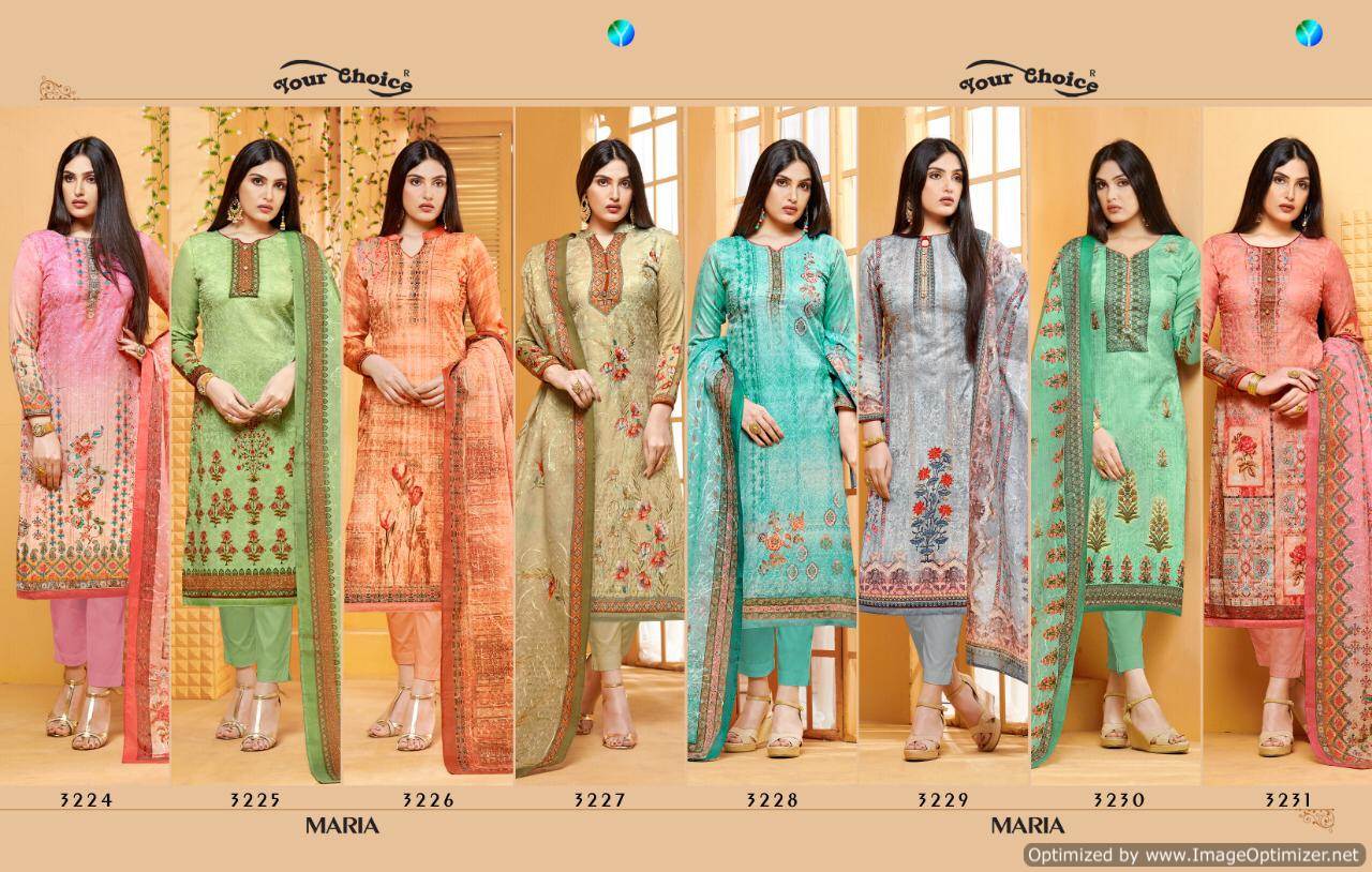 Maria Your Choice Designer Dress Material Catalogue