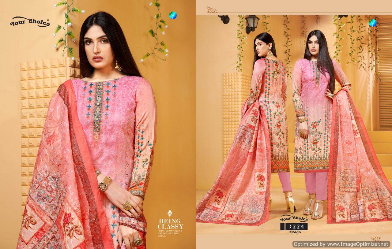 Maria Your Choice Designer Dress Material Catalogue