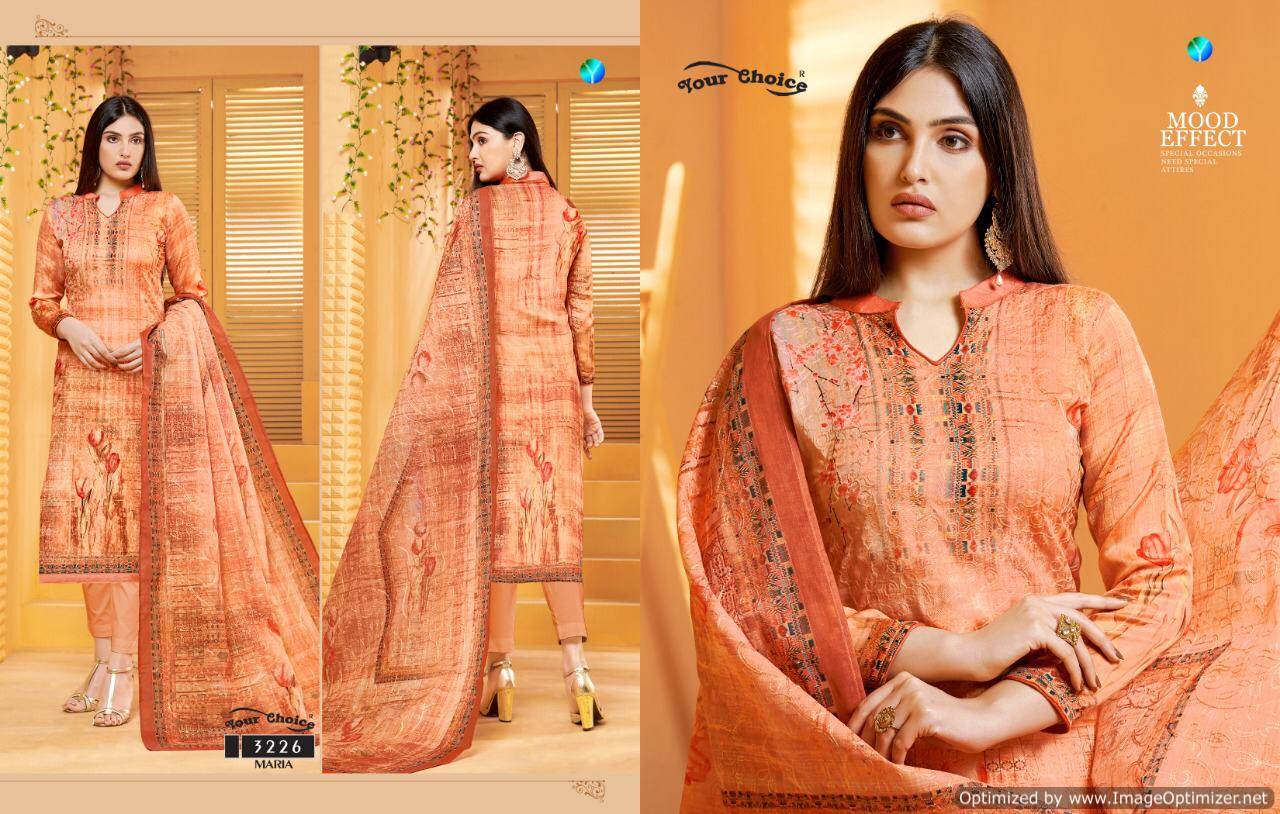 Maria Your Choice Designer Dress Material Catalogue