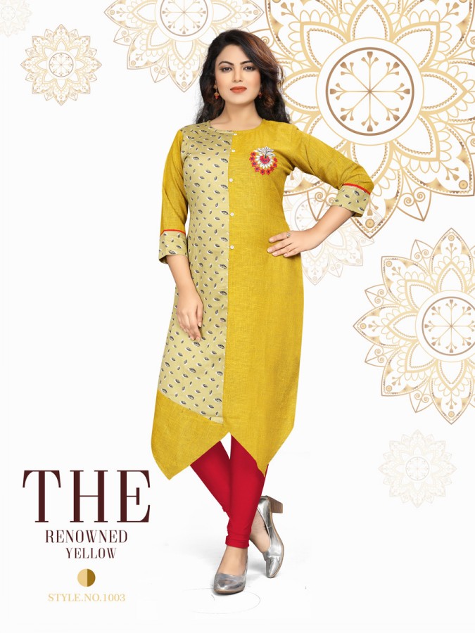 Big Bit By Sitka Fashion Cotton Designer Kurti Collection