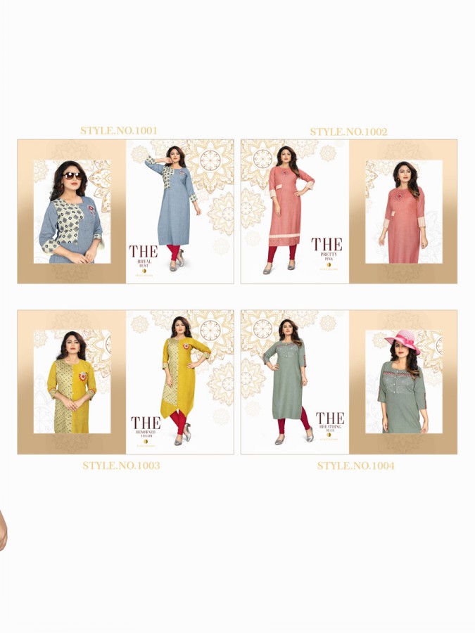Big Bit By Sitka Fashion Cotton Designer Kurti Collection