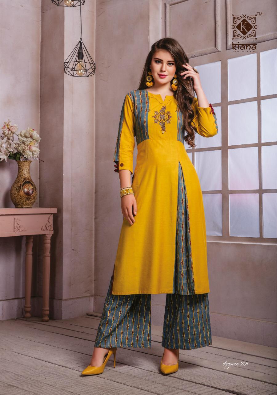 Elegance Vol 2 By Kaina Fashion Designer Kurti Collection