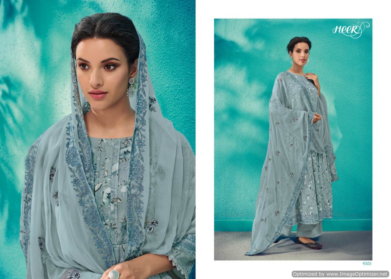 Heer Vol 50 By Kimora Fashion Cotton Dress Materials Catalogue