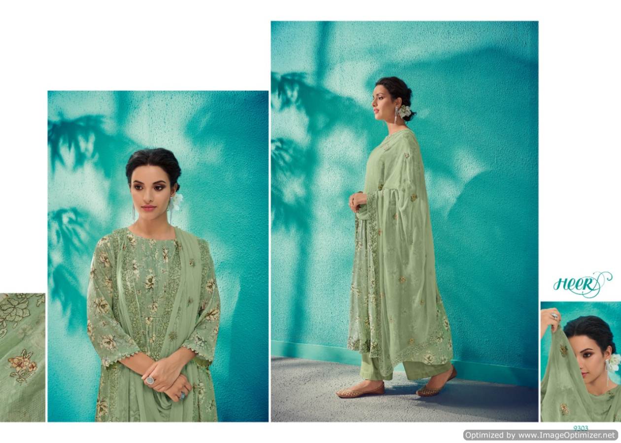 Heer Vol 50 By Kimora Fashion Cotton Dress Materials Catalogue