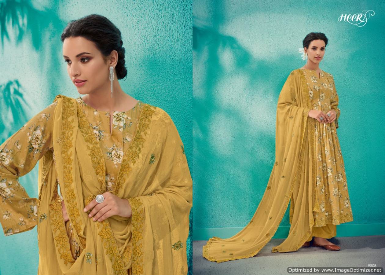 Heer Vol 50 By Kimora Fashion Cotton Dress Materials Catalogue