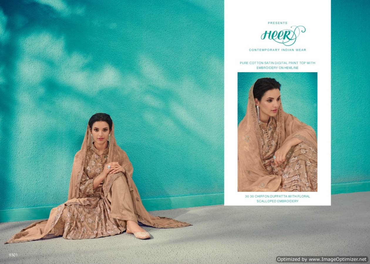 Heer Vol 50 By Kimora Fashion Cotton Dress Materials Catalogue