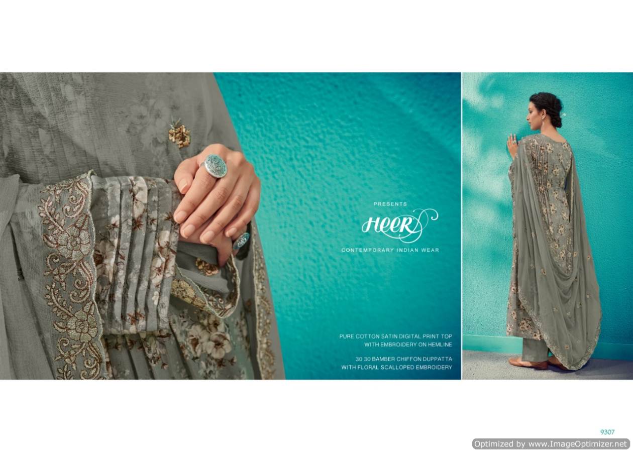 Heer Vol 50 By Kimora Fashion Cotton Dress Materials Catalogue