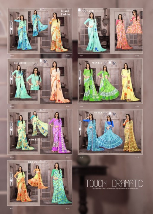 Ice Club Vol 3 Printed Daily Wear Sarees By Kodas Group