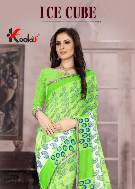 Ice Club Vol 3 Printed Daily Wear Sarees By Kodas Group